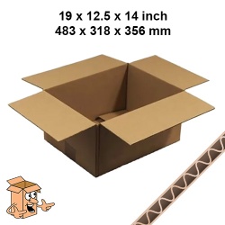 Budget moving boxes</br> 19x13x14 single wall